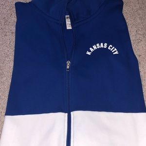 VS PINK long sleeve KC Royals Baseball Jacket